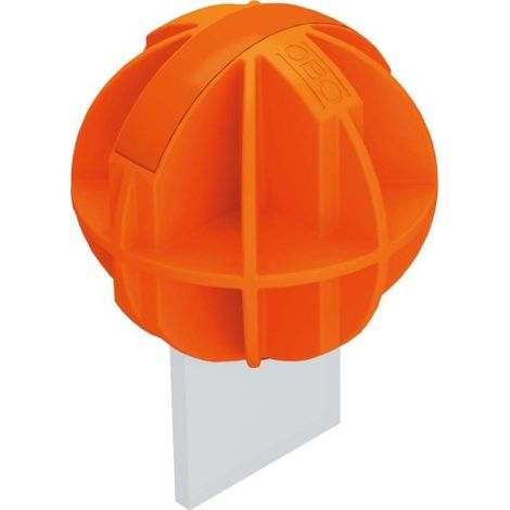 OBO Bettermann Capuchón protector reflectante para conductor redondo y plano 50mm polietileno naranja pastel RAL 2003, 5018014