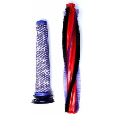 225mm Brosse principale + filtre pour DYSON V6 Animal/Fluffy DC58 DC59 DC61 DC62 Pièces de rechange Accessoires (1/4)