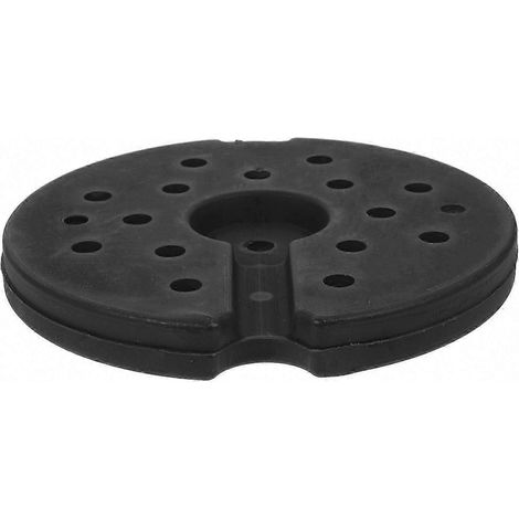 Base de lampe de table en caoutchouc robuste, socle de lampe sur pied résistant à la corrosion avec contrepoids pour stabilité optimale de l'éclairage de bureau. (1/5)