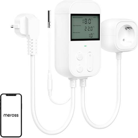Meross MTS960HK Thermostat-Steckdosen-Temperaturregler (HomeKit)