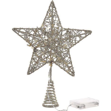 Nouvelle étoile décorative pour sapin de Noël (1 pièce) (1/3)