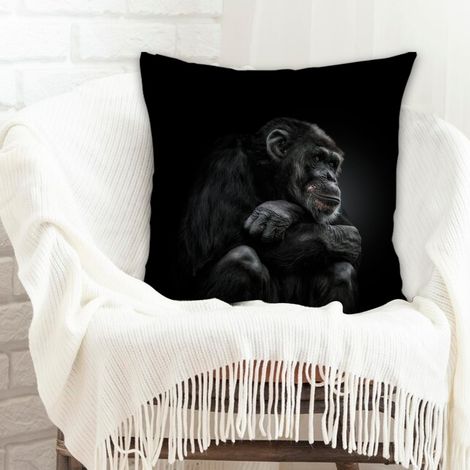 Housse de coussin sans coussin 45x45 rustique pour décoration de Pâques pour la maison (1/5)