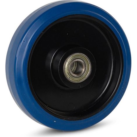 Roue libre - MESO - Caoutchouc élastique bleu - 200mm - 350kg (1/2)