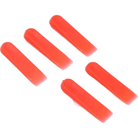 1000 pièces cales de nivellement carrelage 5 mm PE rouge résistant à l'usure pour pose tuiles décoration (1/5)