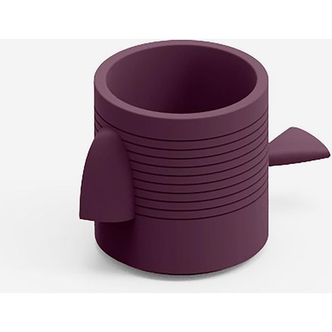 Vaso da esterno design in polietilene resistente Pappagallo - Viola