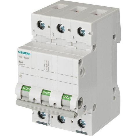 Modularer Lasttrennschalter 3P 100A 400V sentron 5TL1391-0 (1/5)