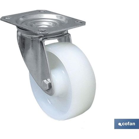 Roue Nylon Avec Plateau Ø100x30mm