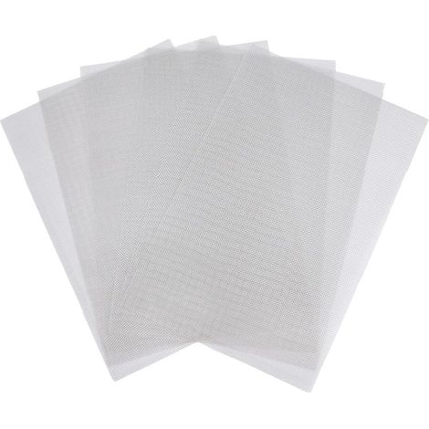 6 Pièces Wire Mesh Maille Métallique Filtre 15x21 cm, Maille d'acier Inoxydable Filtration en Feuilles Filtre, Grillage Maille Fine pourEmpêcher Souris Insectes Serpents Moustique (1/5)