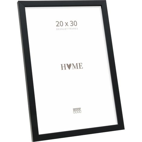 Cadre Bois Couleur Noir Photo 20x30cm S243K2 (1/5)