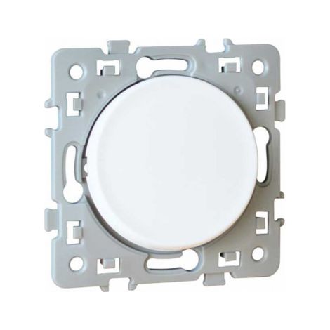 Eur Ohm – Permutateur 10A blanc Square – Mécanisme encastré avec bornes automatiques – IP21 IK04 pour installation facile