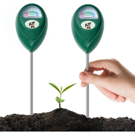 2PCS Humidimètre de Sol Hydromètre Capteur Humidité Sol Hygrometre Plante Soil Moisture Meter Soil Tester Jardinage Testeur de (1/4)