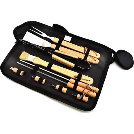 Organiseur de Cuisine - URAQT - Porte Balais Mural - 5 Emplacements - 6 Crochets (1/4)