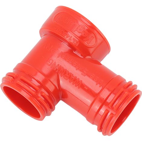 Adaptateur Té Fût de Bière en Plastique Bouchon de Carbonatation Raccord Té Brassage Sans Oxygène Bouteilles PET Soda Bouchon de Remplissage Adaptateur 3 Voies (1/5)