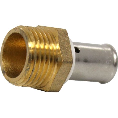 Raccord PER à sertir Ø12x1,1 - Mâle 1/2" (15/21) - IBP Bänninger (1/4)
