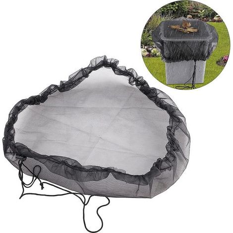Couvercles en filet pour récupérateur d'eau de pluie (modèle 2025), seau de collecte d'eau, outil de récupération d'eau de pluie, protège contre les moustiques et les débris de votre récupérateur d'ea (1/5)