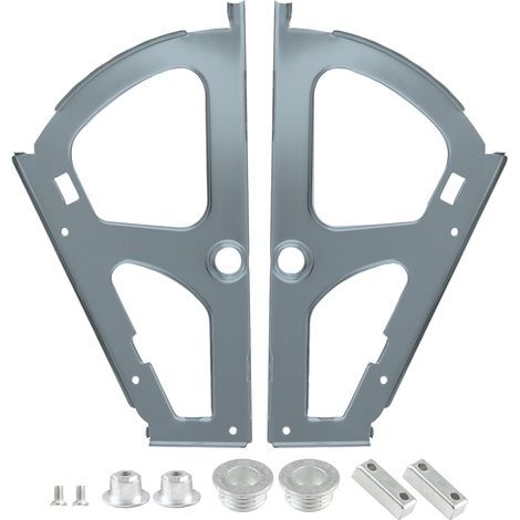 Einzelnes Scharnier für Schuhschrankschublade, Klapprahmen, Ersatzteil für Schuhschrank, 1 Paar, grau (1/5)