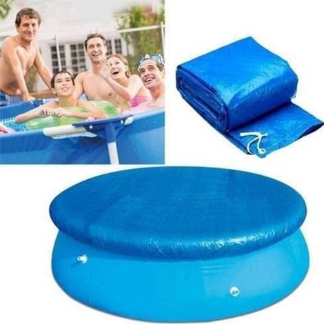 Pool Cover - 183 cm Diameter - Dustproof and Waterproof - Blue