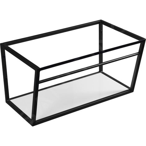 Sapho Ska - Support pour lavabo avec étagère, 750 mm, noir mat SKA102 (1/5)