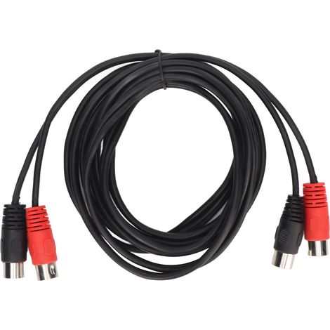 Câble mâle 2 DIN 5 broches vers mâle 2 DIN 5 broches, transmission stable, adaptateur DIN 5 broches pour caméra de surveillance TV et lumière LED (1/5)