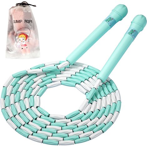 Corde à Sauter - Perles Épaisses - Poignées Longues Réglables - Pour Entraînement Cardio et Renforcement Musculaire - 1 Pièce (1/5)