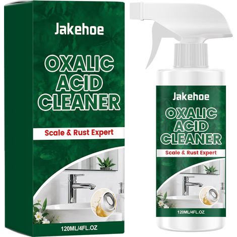 Nettoyant à l'acide oxalique JAKEHOE pour le nettoyage des carrelages, du verre, des robinets, des lavabos et des pommes de douche - 120 ml (1/5)