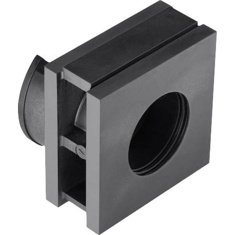 HellermannTyton VP-L24-25Ins-sgl-PL-BK Embase simple sans halogène TPE noir 1 pc(s)