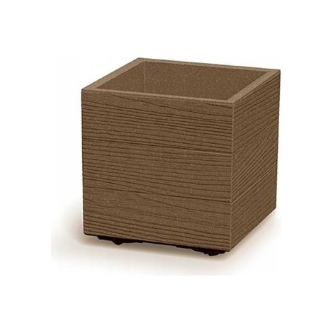Maceta de plástico marrón Prosperplast 28,8 cm x 28,8 x 29 1 unidad. (1/5)