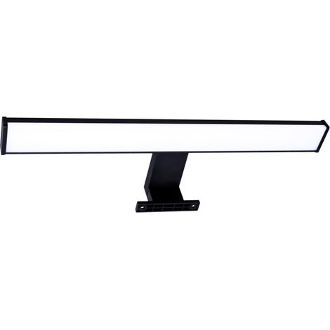 Applique bagno specchio LED 8W 4000K 40cm nero IP44 (1/3)