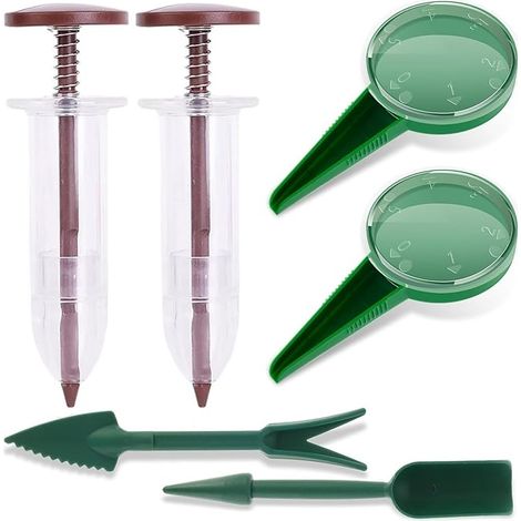 6 x Mini-Saatgutspender, Handsämaschine, Saatgutspender für Sämaschine, Universal-Sämaschine für Gartenbau-Saatgut