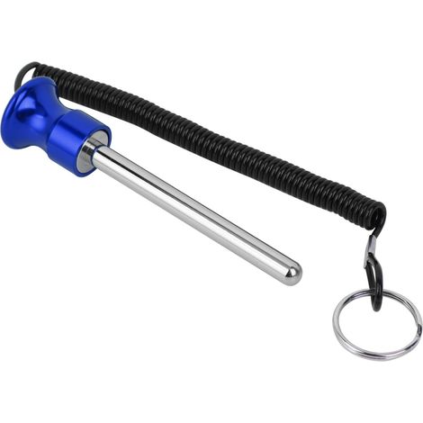 Goupille magnétique pour poids avec corde de traction, accessoire d'entraînement de musculation bleu (1/5)