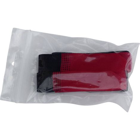 TRU COMPONENTS 693-330-Bag Nastro a strappo con fibbia Lato morbido e lato rigido (L x L) 400 mm x 20 mm Rosso/Nero 2 p (1/5)