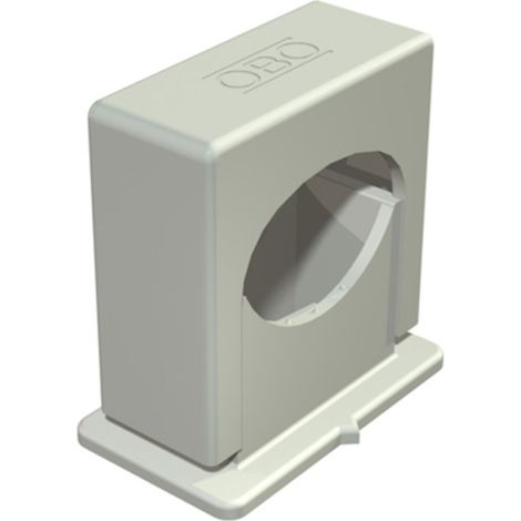OBO Bettermann Druck-ISO-Schelle 24-34mm Polystyrol lichtgrau RAL 7035, 2101068