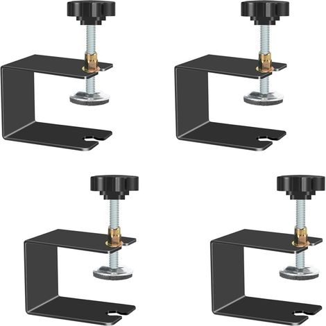 Serre-joint en C,Serre-joint à vis,Serre-joint pour poutre,Support de serrage,Joints à vis,Petit,Pour le montage de tiroirs,Travail du bois,Bricolage,Lot de 4 (1/5)