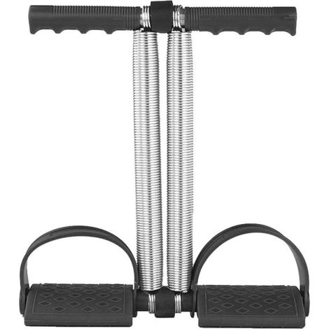 Appareil d’exercice abdominal à double ressort avec pédale, appareil de musculation pour jambes et ventre, équipement de fitness pour la maison (1/5)