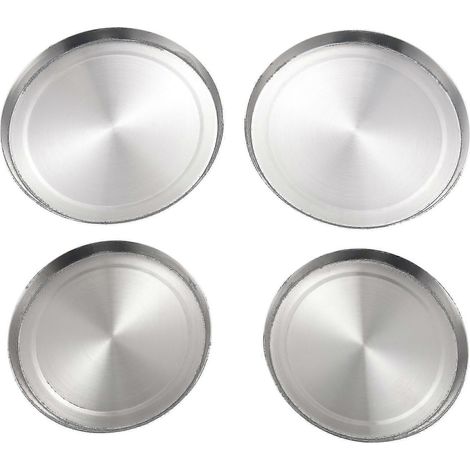 Ensemble de 4 couvercles de brûleurs de cuisinière en acier inoxydable (1/5)