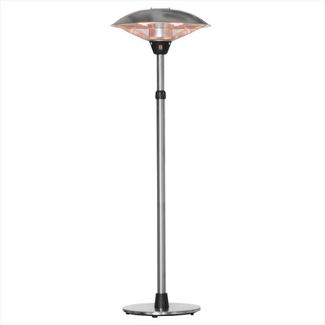 Chauffage de terrasse Parasol chauffant électrique aluminium (1/5)