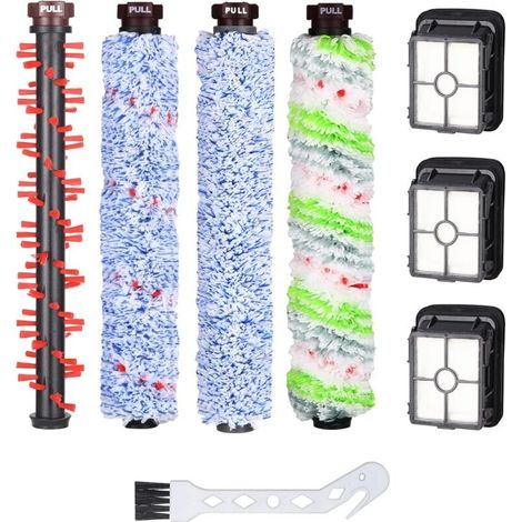 Accessories pour Bissell Crosswave 3 en 1 Aspirateur,1 x principal multi-surface + 1 x animal de compagnie +1 x pour les tapis + 1 x pour le sol et 3 filtres,pour 1866 1785 2052 1713 2225 (1/5)