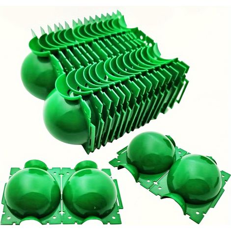 Boîte à racines de 20 pièces, outil de greffage de motte, gousses de superposition, dispositif de greffage de boule pour couper les semis de plantes (1/5)