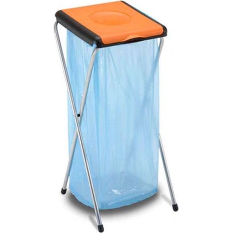 Gimi Pattumiera Portasacco Pieghevole con Coperchio 65x105x82 h cm (1/6)