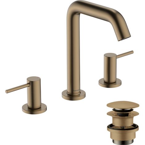 hansgrohe Tecturis S 3-Loch Waschtischarmatur 150, Ausladung (1/5)