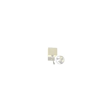 Wandleuchte abna 1xe27+1x3w led l.20xw.21xh.38cm white