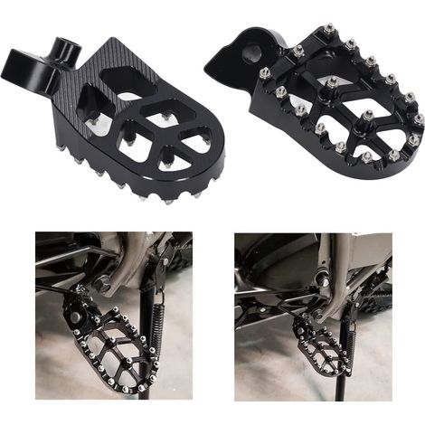 Pédales de rechange pour motos, en alliage d'aluminium usiné CNC, avec surface antidérapante, compatibles avec les modèles Z50R (1980-1999), XR50R (2000-2003), XR70R (1997-2003), XR80R, XR100R (1985-2 (1/5)