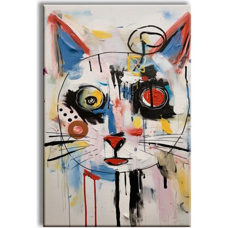 Pigatto - Quadro Canvas Contemporaneo su telaio in legno - Misura: 50x70 cm (1/4)