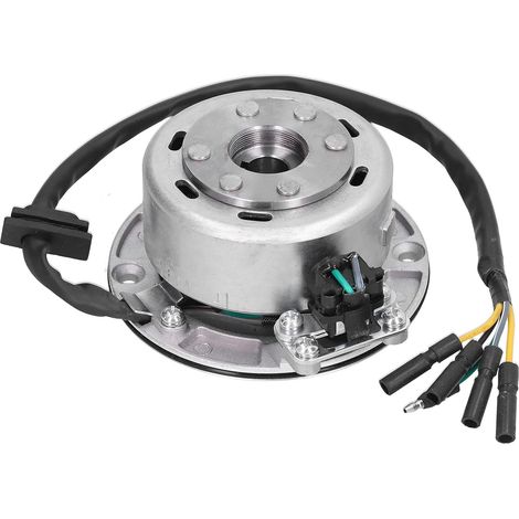 Magnéto Stator Plate Coil, Bobine d'allumage Magnéto Stator Plaque d'installation Facile en Cuivre Allaire en Alliage en Alliage Plaque de pour YX 150 160 Pit Pro Trail (1/5)