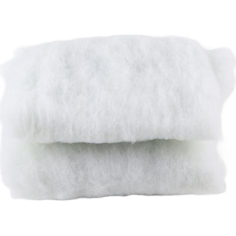 Ouate Filtrante pour Aquarium en Laine de Coton Haute Densité 150x25 cm Réutilisable (1/5)
