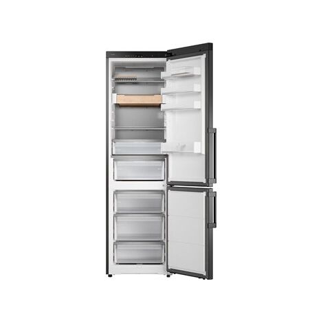Réfrigérateur combiné bas Asko RFC526RNBB1 409 L Noir acier brossé (1/5)