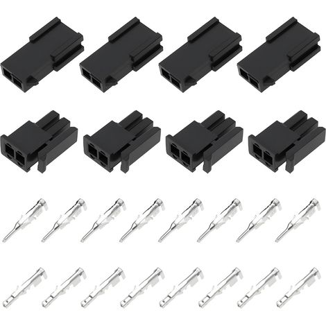 Packung mit 10 Micro-Fit 3.0 zweireihigen (2-poligen) Steckern und Buchsen mit Anschlussklemmen, geeignet für die meisten Fahrzeuge (1/5)