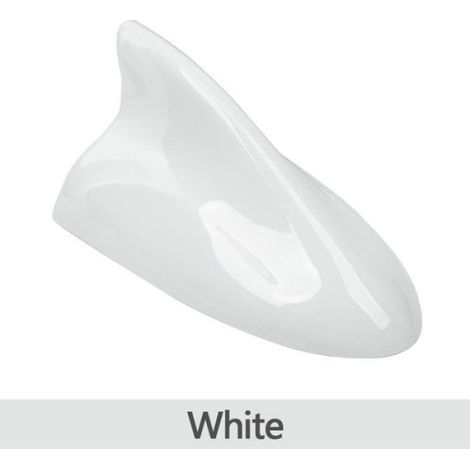 Blanc - Antenne requin universelle pour voiture, amplificateur de Signal AM-FM, pour Mazda-KIA-Citroen-bmwhyu (1/4)