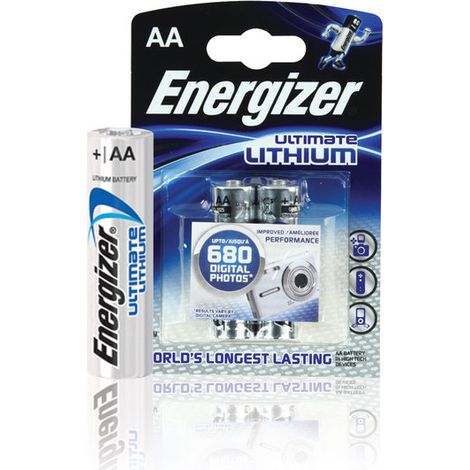 ENERGIZER Batterie Energizer® Ultimate Lithium AA/Mignon L91 Lithium 1,5V 3.000 mAh 2 St./Pack.