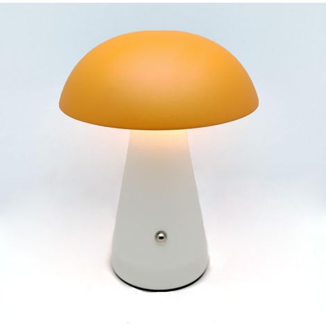 Lampe de table LED champignon à intensité variable avec interrupteur tactile, lampe de chevet sans fil pour chambre et salon (1/5)